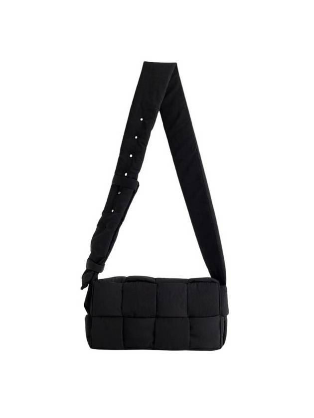Bottega Veneta Padded Tech Cassette Cross Bag Black