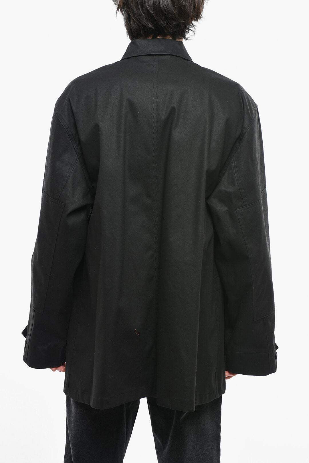 Balenciaga Cotton Cargo Jacket with Concealed Placket S Standard size