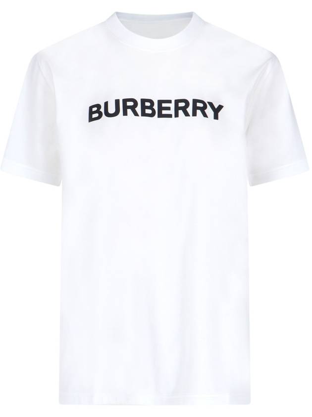 Burberry Logo Cotton Short Sleeve T-Shirt White