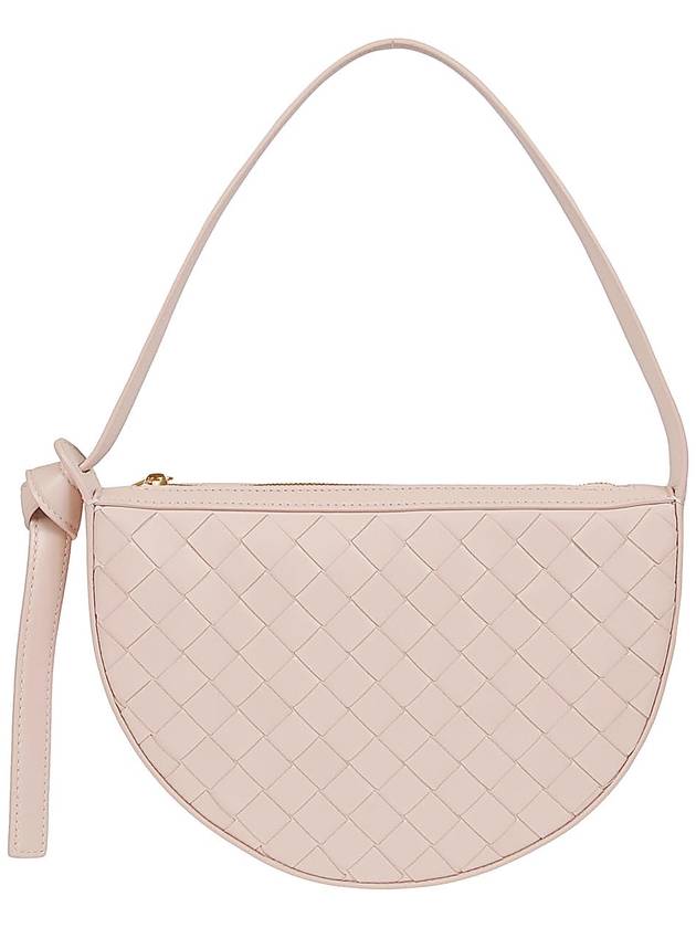Bottega Veneta Intrecciato Sunrise Small Shoulder Bag Pink