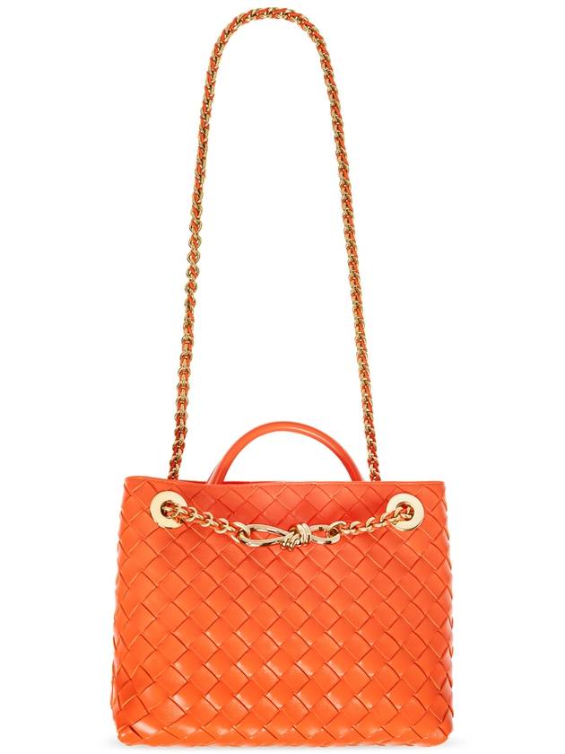 Bottega Veneta Bottega Veneta Shoulder Bag ‘Andiamo Small’, Women's, Orange