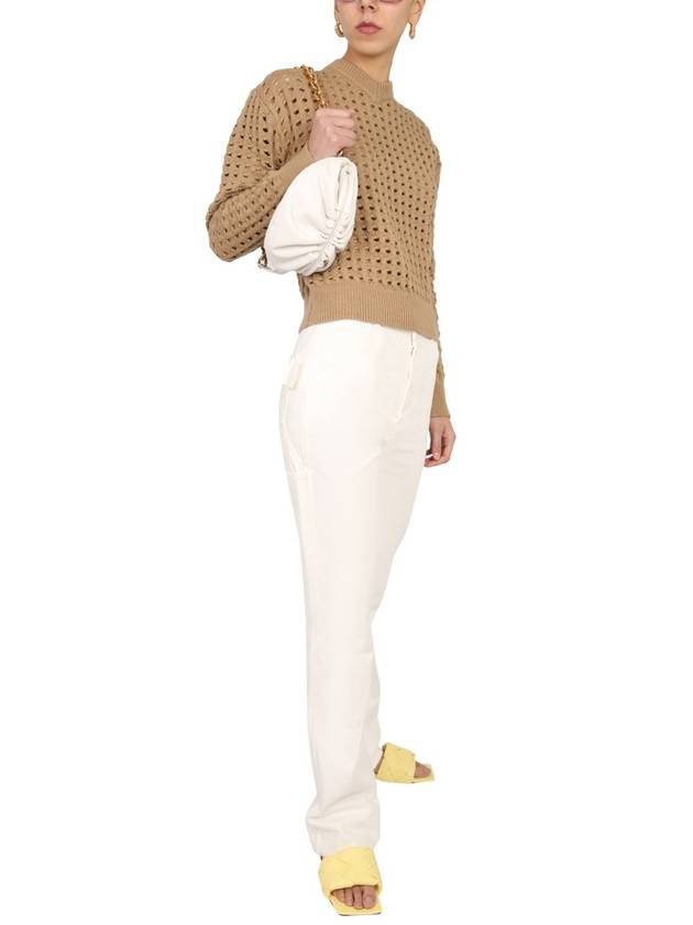 Bottega Veneta perforated knit top