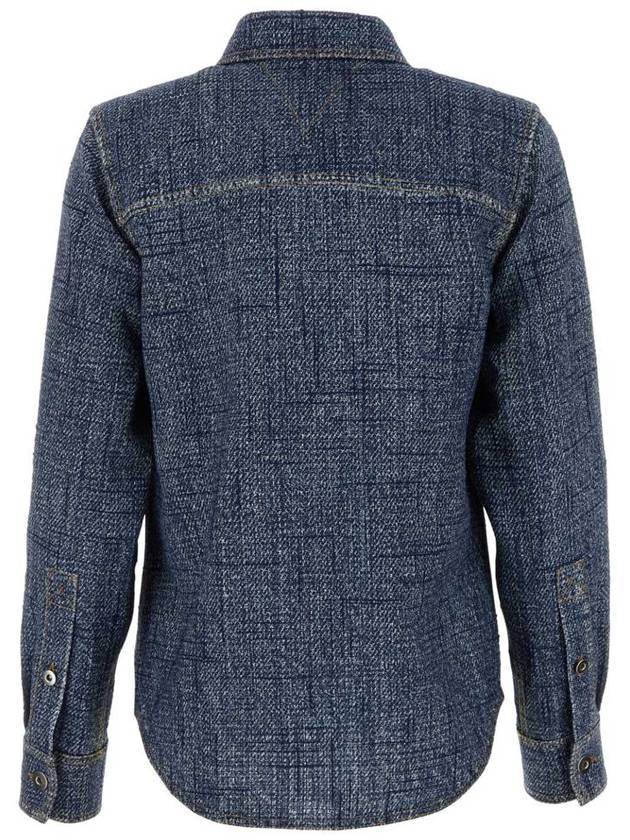 Bottega Veneta 24 ss Denim Print Shirt 737322 V3P50 4205 B0110972520
