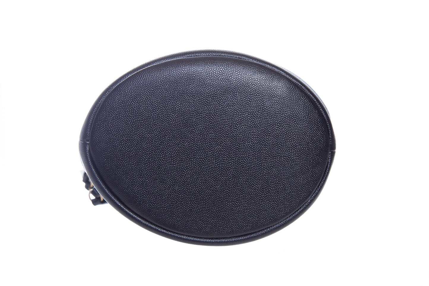 Chanel 2020 Black and Gold Caviar Deauville Crossbody Handbag