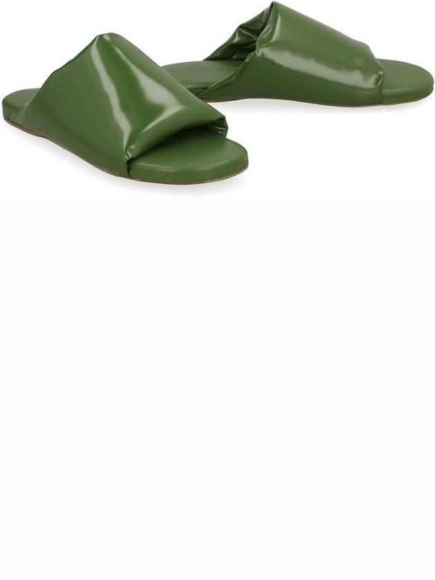 Bottega Veneta Cushion Slide Slippers Green