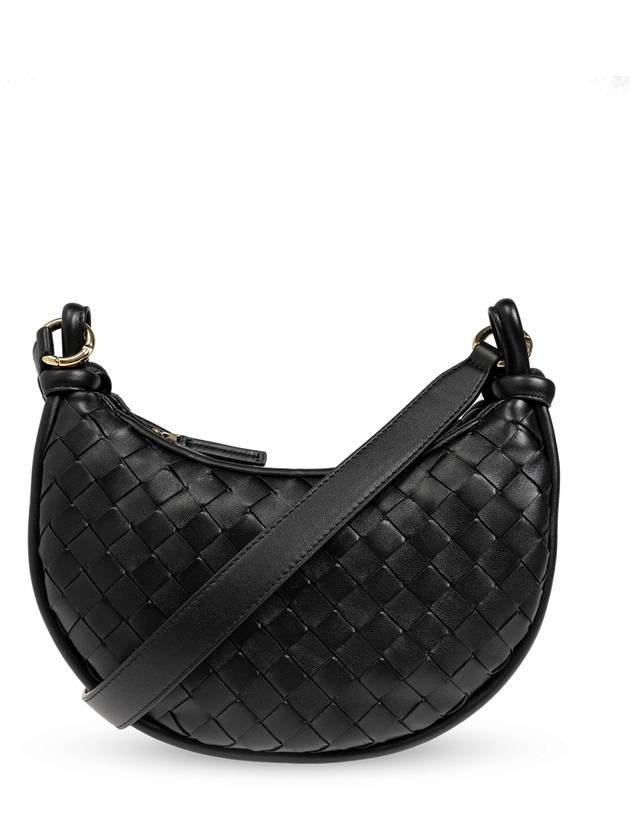 Bottega Veneta Gemelli Messenger Bag Black