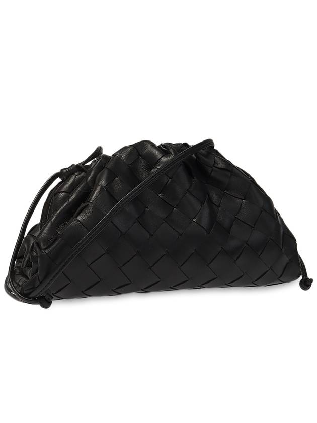 Bottega Veneta Intrecciato Mini Pouch Bag Black