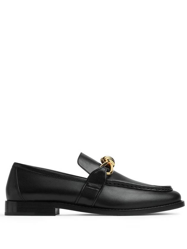 Bottega Veneta Astaire Leather Loafers Black