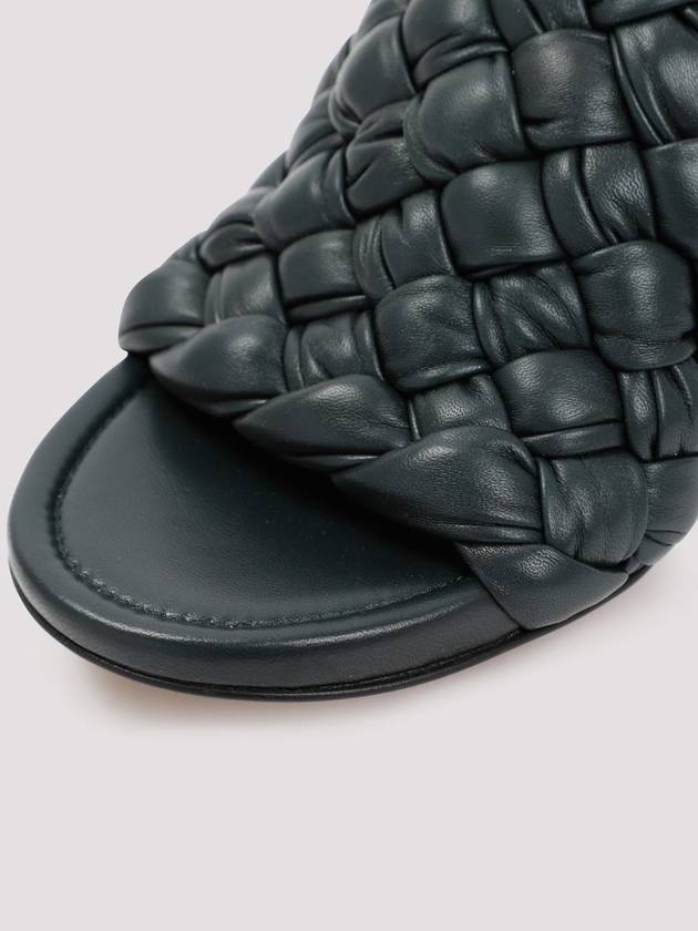 Bottega Veneta Dot Wave Sandals Heel Green