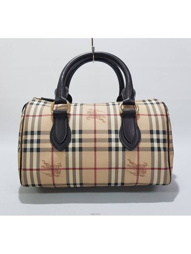 Burberry check tote bag