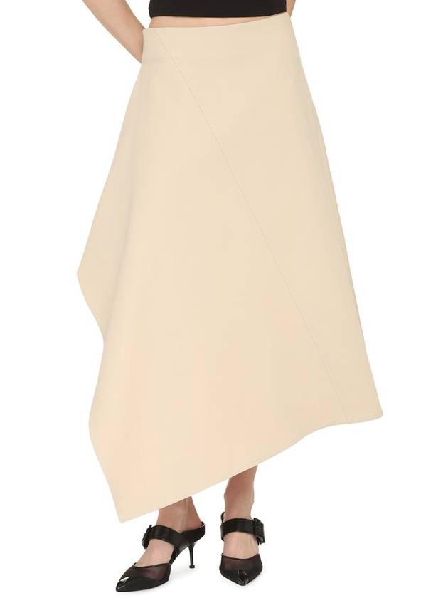 Bottega Veneta Cotton Asymmetric Skirt 744509V0BT09016
