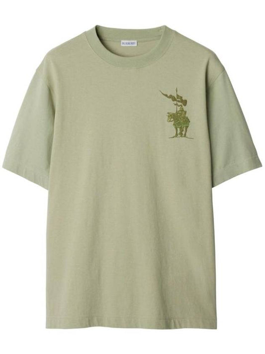 Burberry EKD Cotton Short Sleeve T-Shirt Sage Green