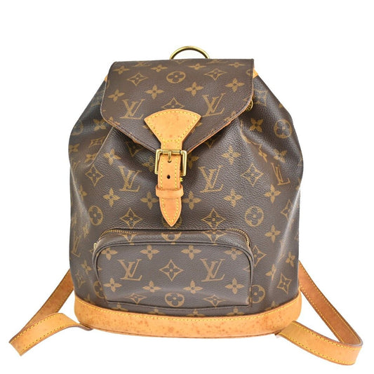 Louis Vuitton  Montsouris Mm  Canvas Backpack Bag