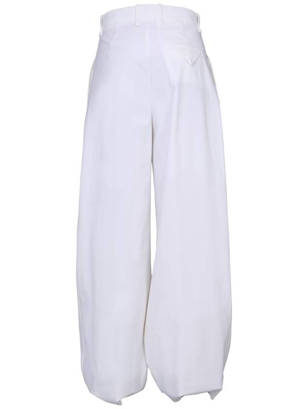 Bottega Veneta Stretch Nylon Leg Wide Pants