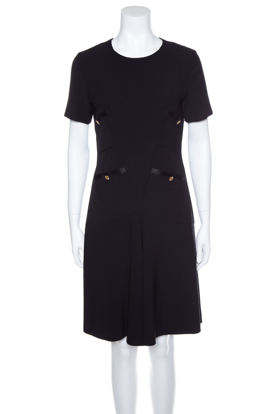 Chanel Vintage Black Dress SZ 38