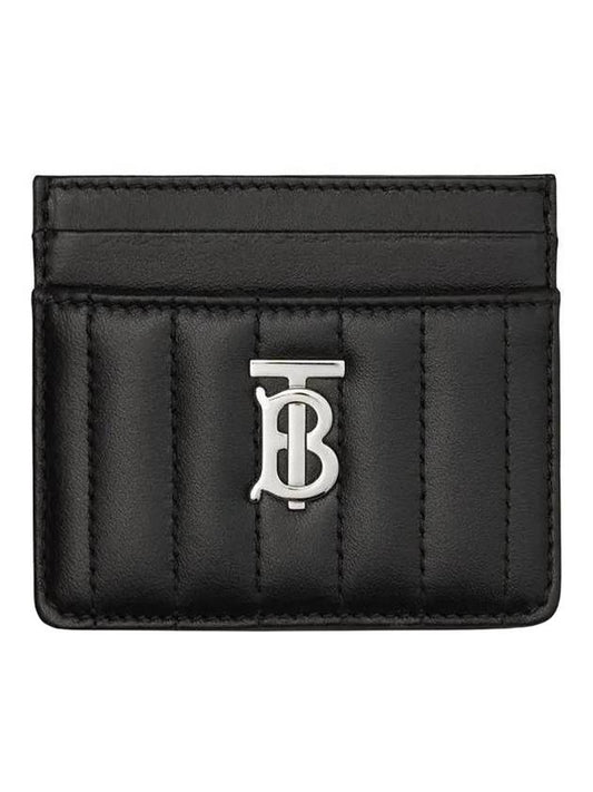 Burberry Lola Quilted Card Wallet Black