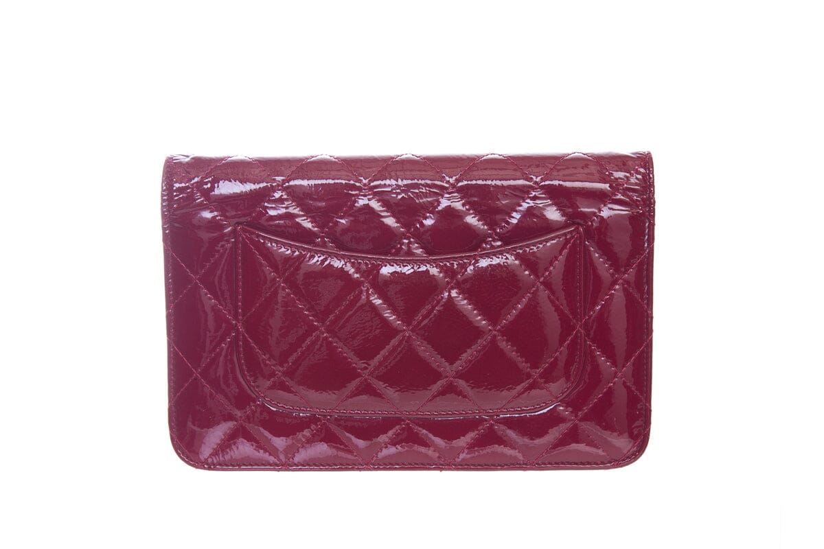 Chanel 2009/10 Red Patent Leather Re-issue WOC Handbag- With Box