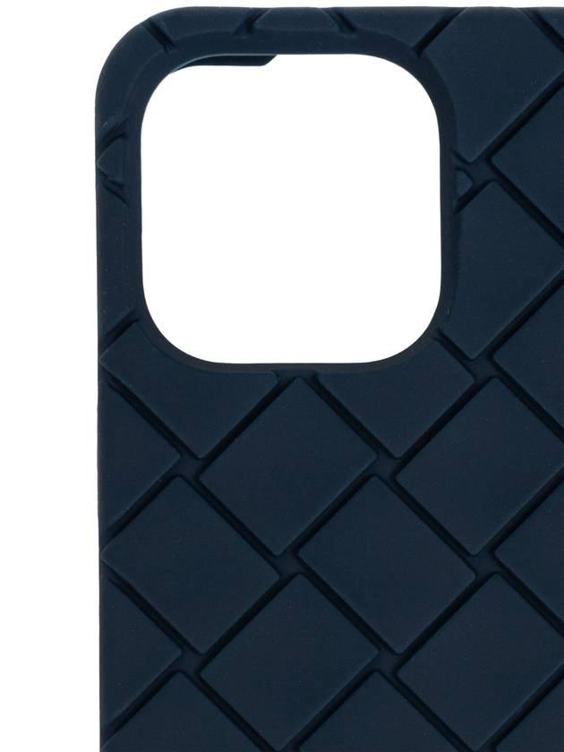 Bottega Veneta Strap iPhone 15 Pro Phone Case Deep Blue