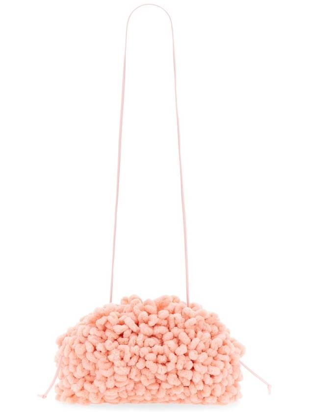 Bottega Veneta Chenille Mini Pouch Bag Pink