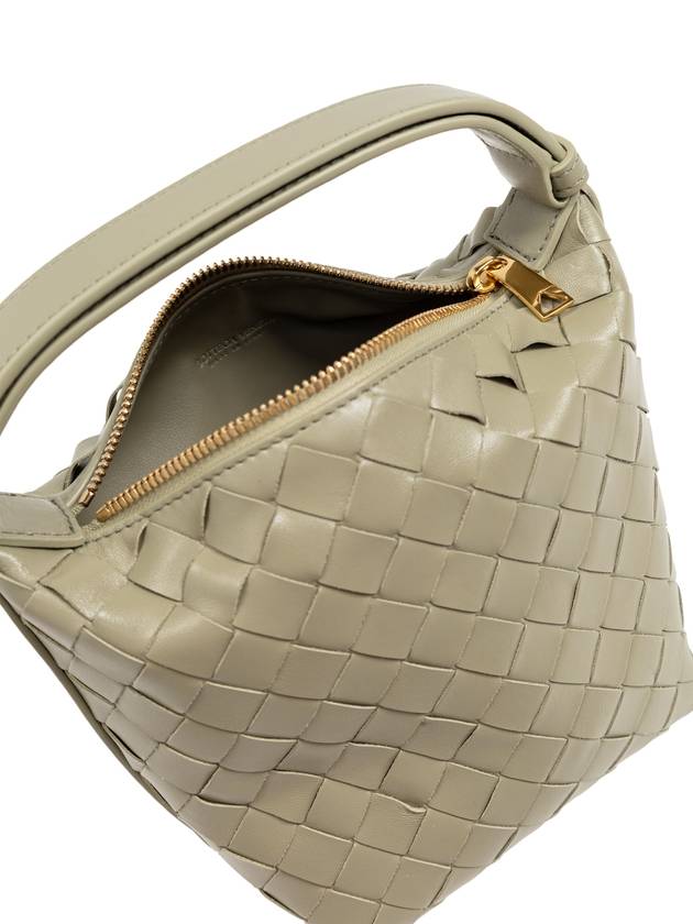Bottega Veneta Candy Wallace Intrecciato Tote Bag Travertine