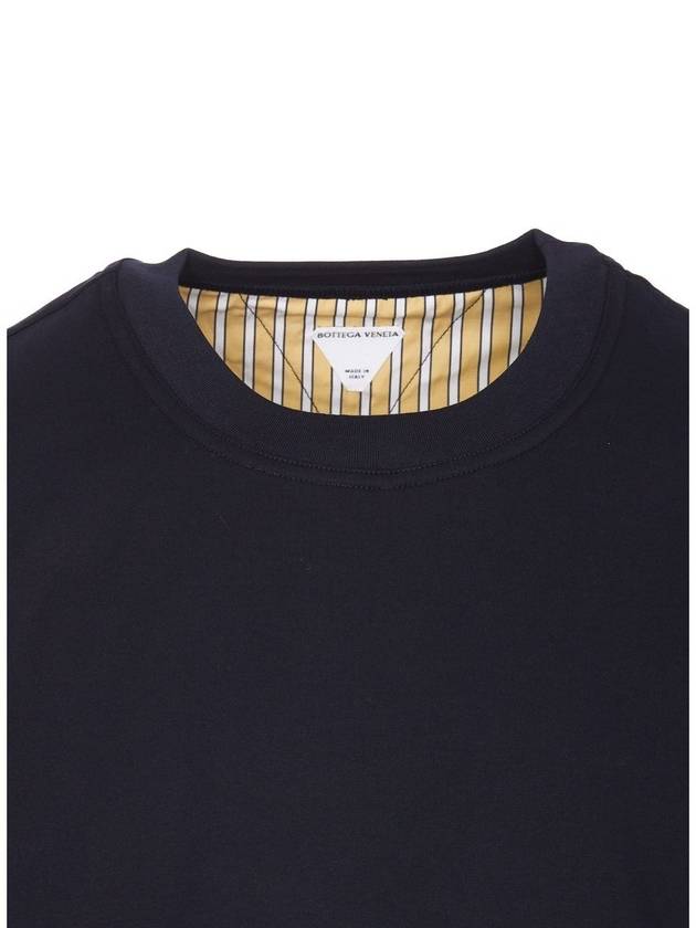Bottega Veneta Double Layer Striped Cotton T-Shirt 754683 V4HQ04133 B0011165528