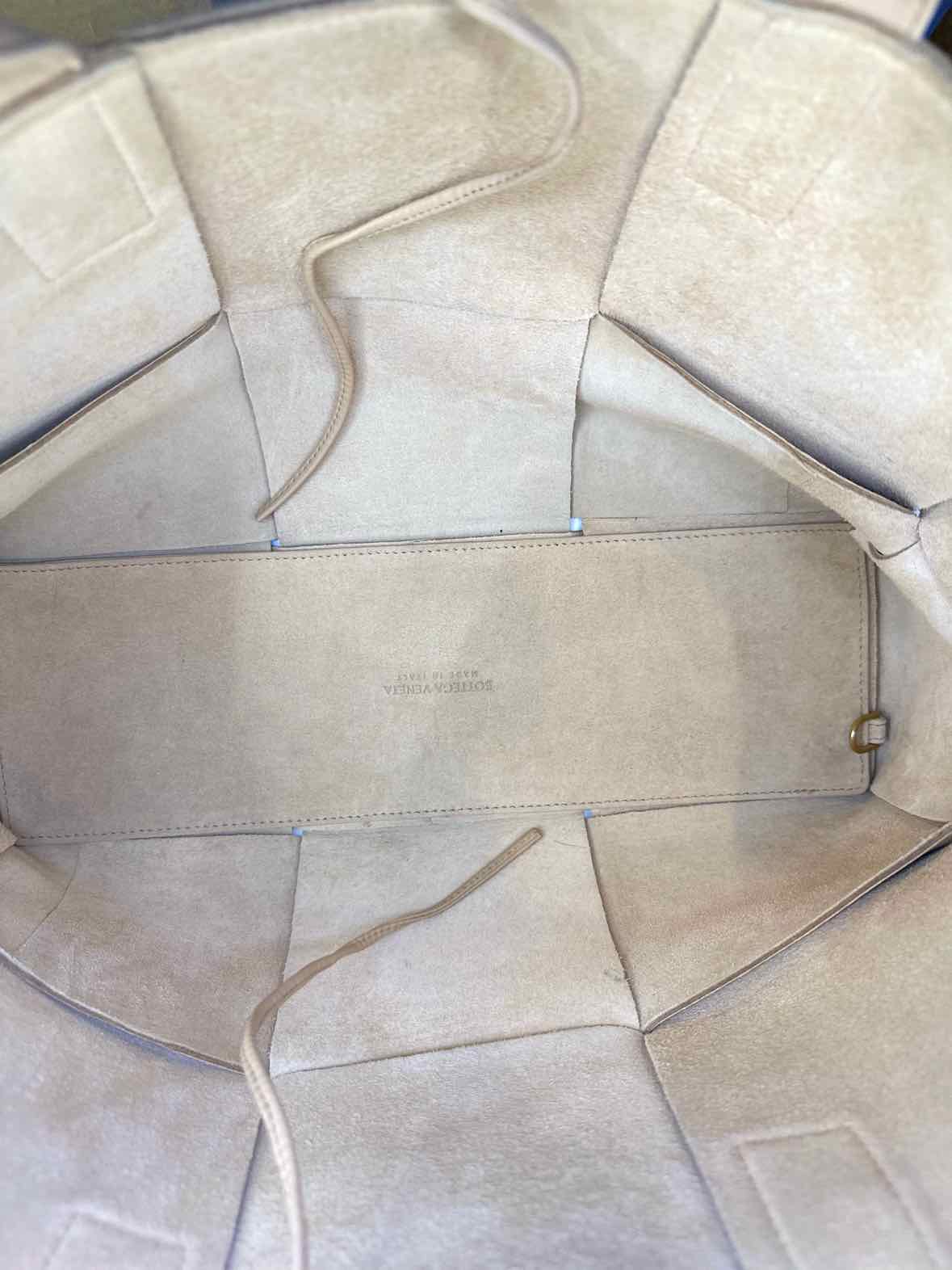 BOTTEGA VENETA Beige Leather Handbag