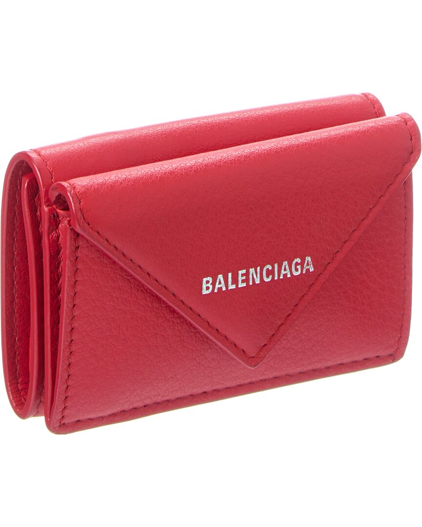 Balenciaga Papier Mini Leather Wallet
