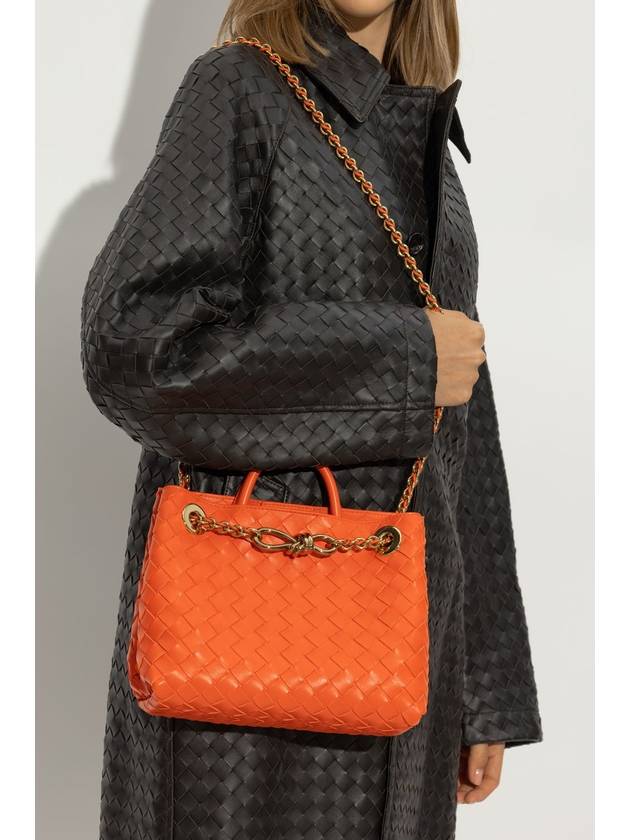 Bottega Veneta Bottega Veneta Shoulder Bag ‘Andiamo Small’, Women's, Orange