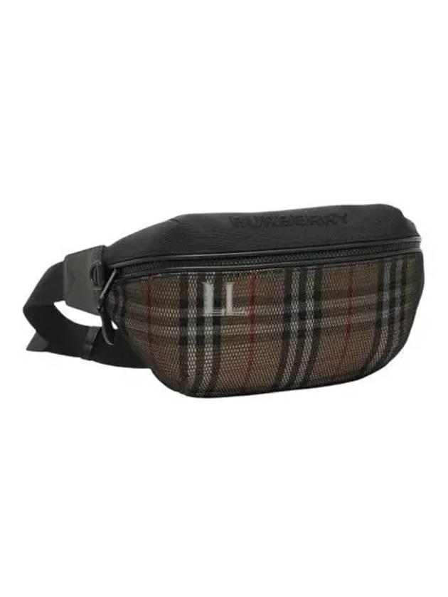 Burberry Sony Vintage Check Belt Bag Archive Beige Black