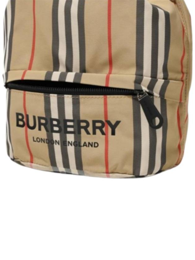 Burberry Icon Stripe Econyl Drawcord Bucket Bag Archive Beige