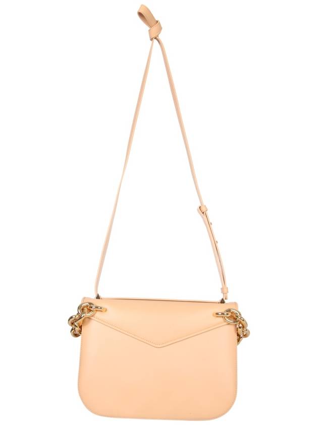 Bottega Veneta Mounted Chain Medium Shoulder Bag Almond