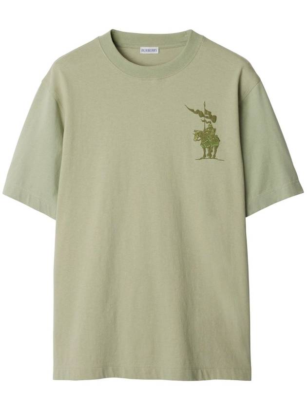 Burberry EKD Cotton Short Sleeve T-Shirt Sage Green