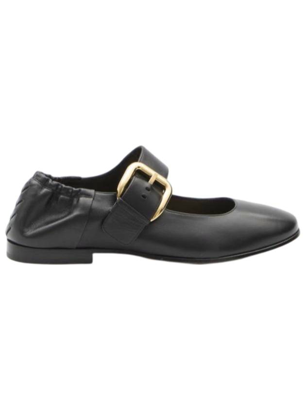 Bottega Veneta Astaire Mary Jane Ballerina Black