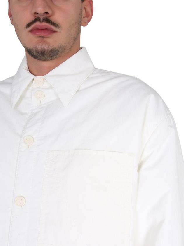 Bottega Veneta Pad Nylon Jacket Chalk