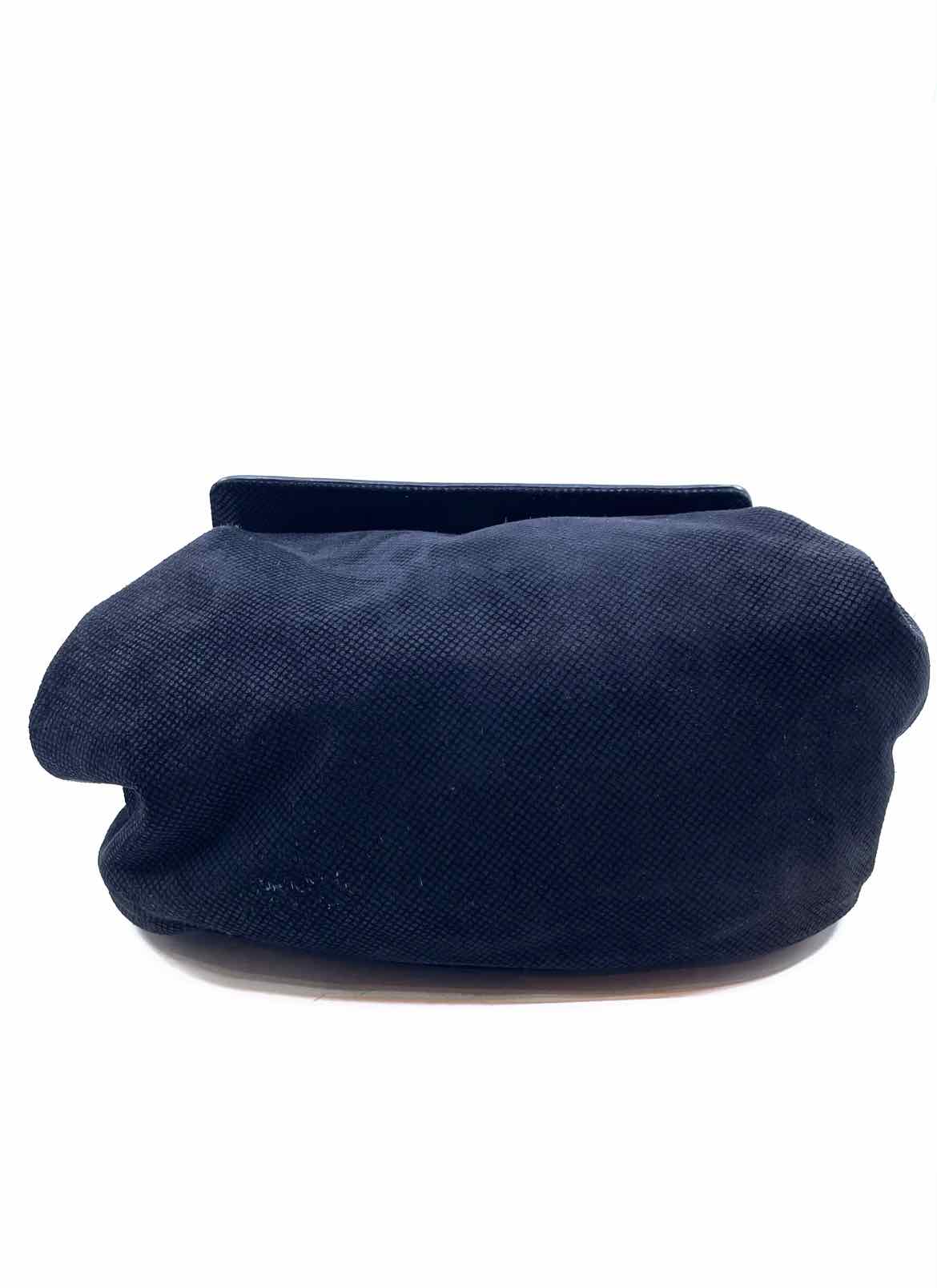 BOTTEGA VENETA Black Suede Solid Handbag