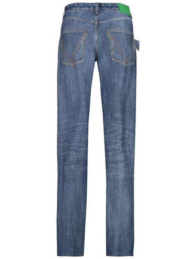 Bottega Veneta Straight Denim Jeans Blue