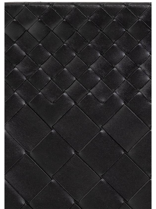 Bottega Veneta Intrecciato Clutch Bag Black