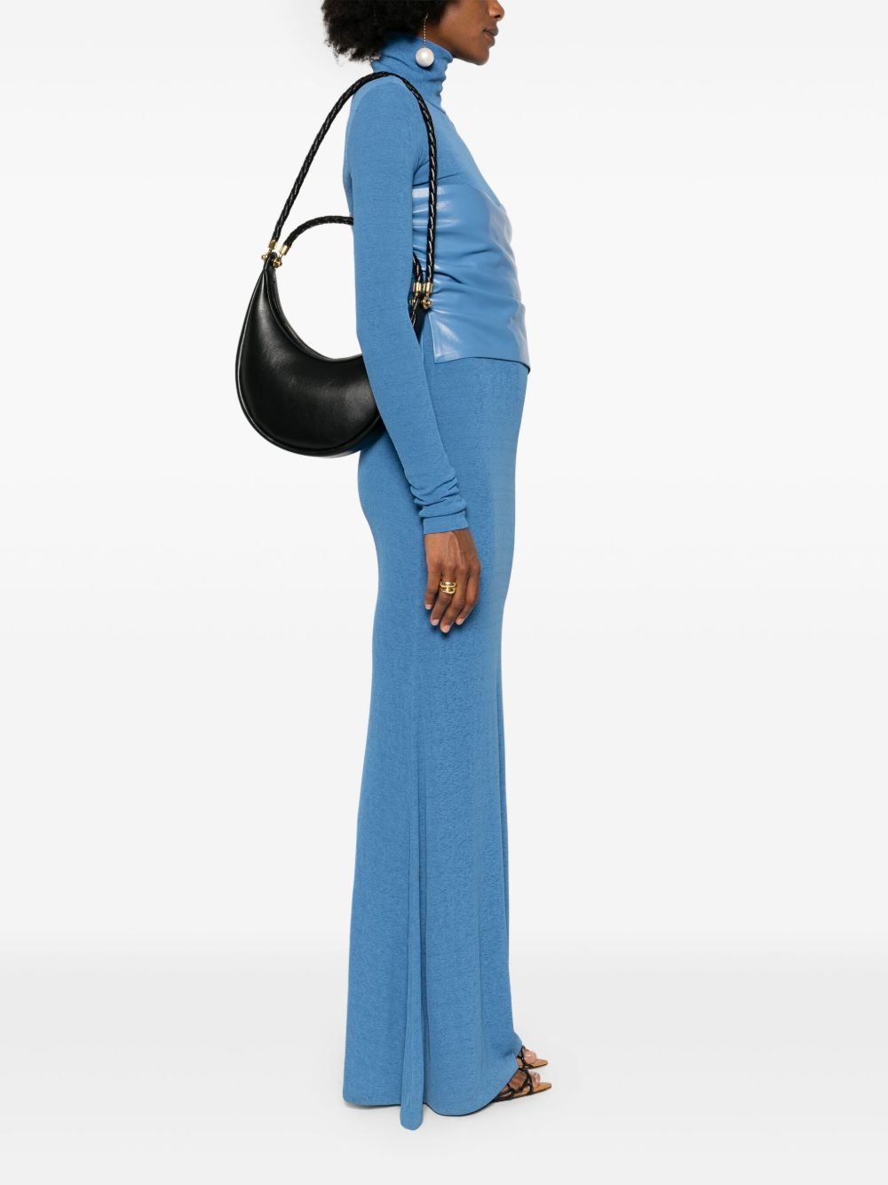 Bottega Veneta Women Hula Hoop Leather Handbag