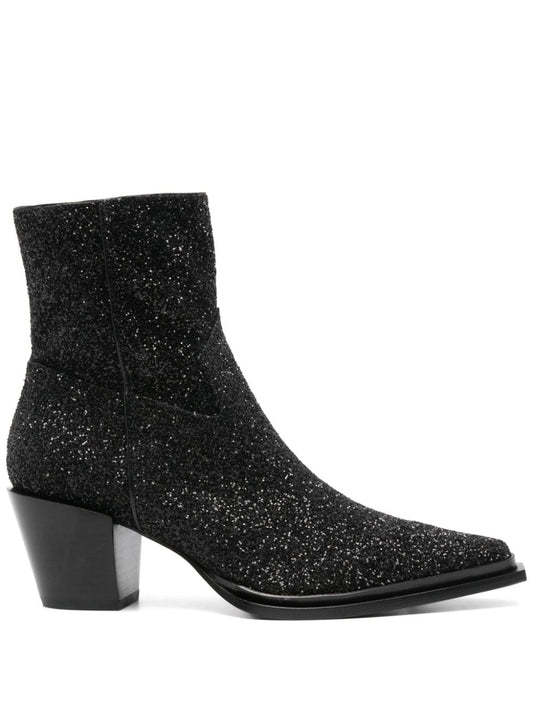 Jimmy Choo Women Cece Ab 60 Glittered Boots