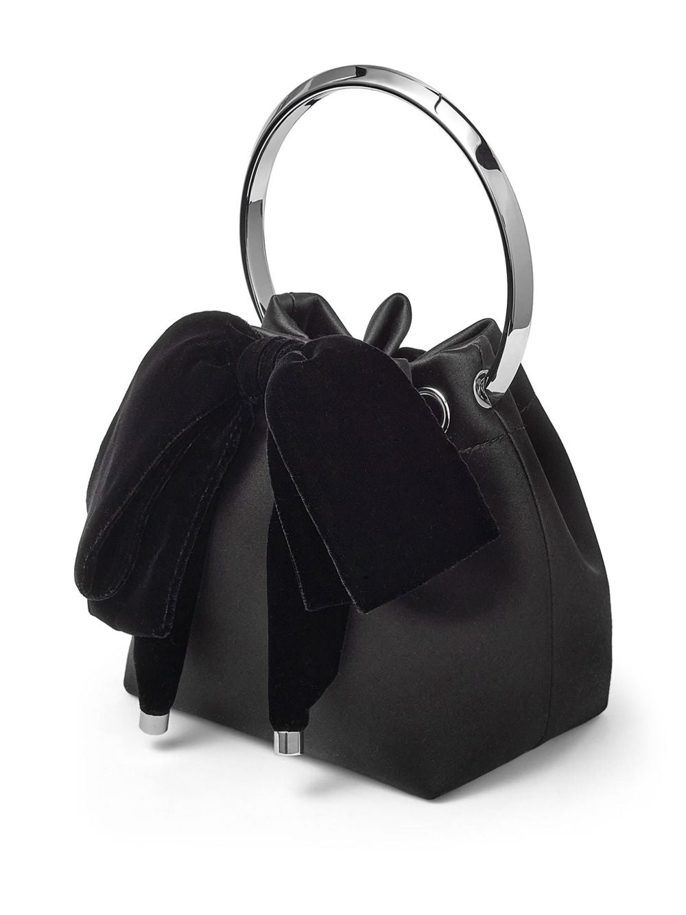 Jimmy Choo Women Bon Bon Leather Bucket Bag