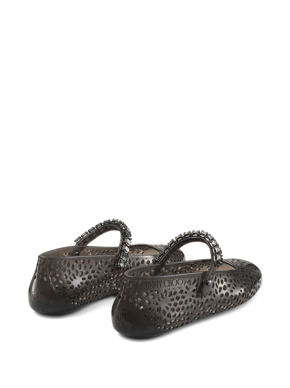 Jimmy Choo Women The Jelly Crystal Ballet Flats