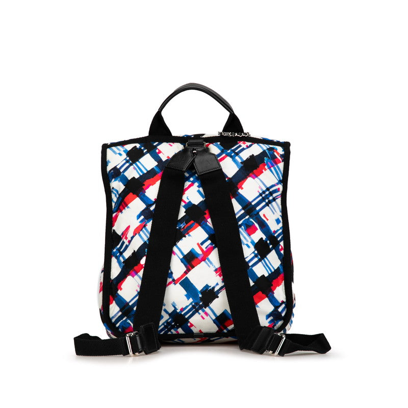 Chanel Nylon Canvas Coco Mark Backpack