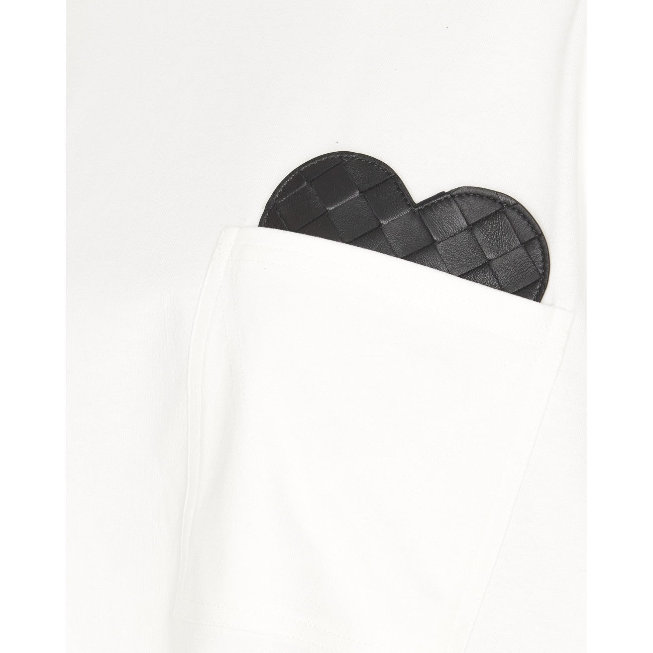 Bottega Veneta Women Heart Crop T-Shirt