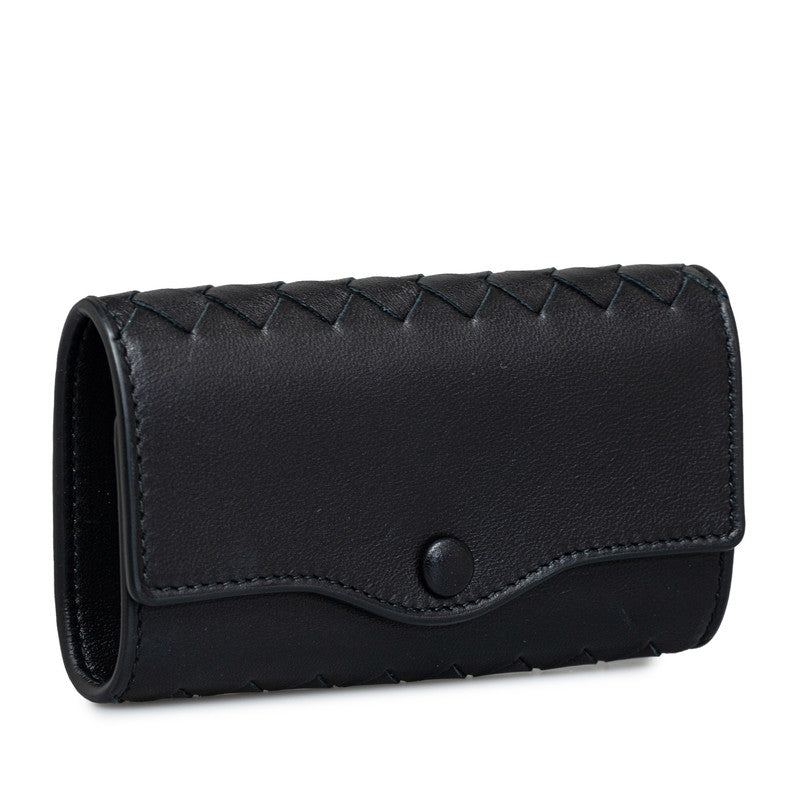 Bottega Veneta Intrecciato Leather Key Case