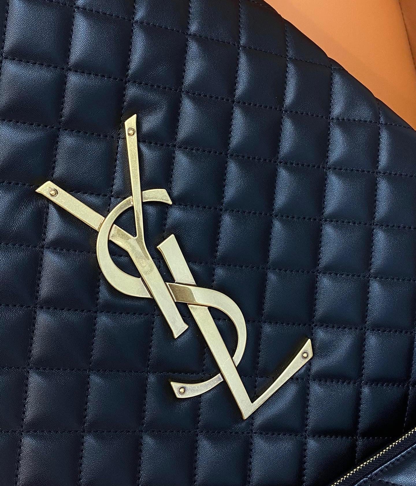 YSL Icare Maxi Shopping Bag In Quilted Lambskin