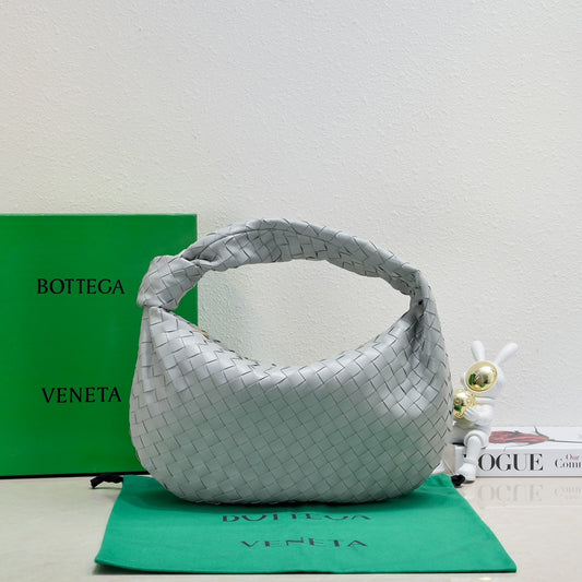 Bottega Veneta small jodie 48 grey lambskin