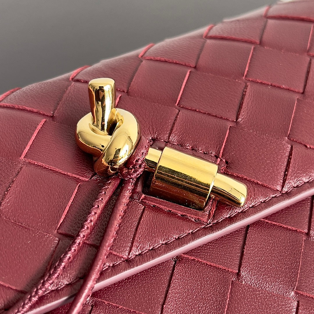 Bottega Veneta ANDIAMO BAG 19 IN BAROLO CALFSKIN