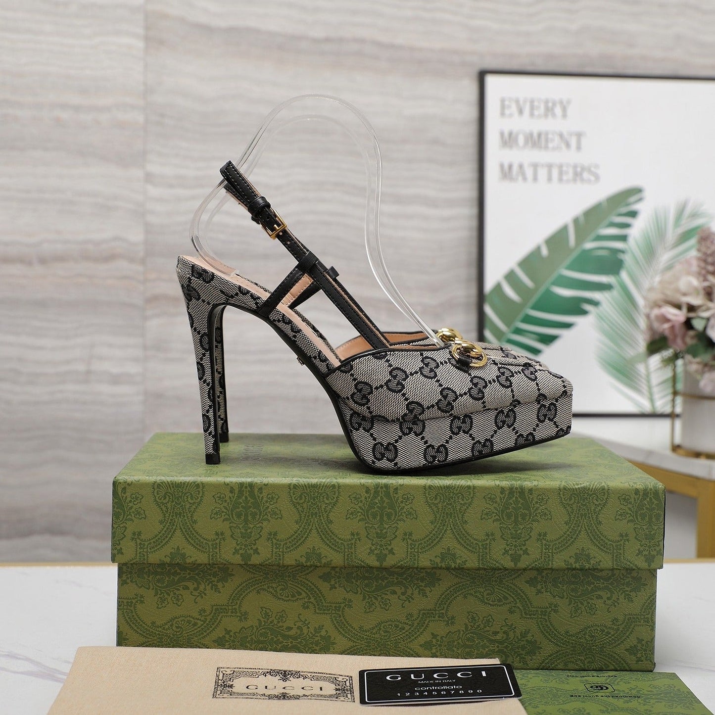 Gucci GG Valentino High heels Black