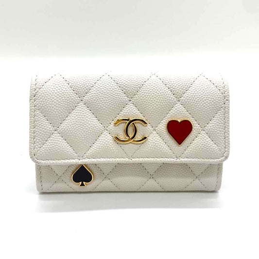 Chanel Caviar Leather Card Case