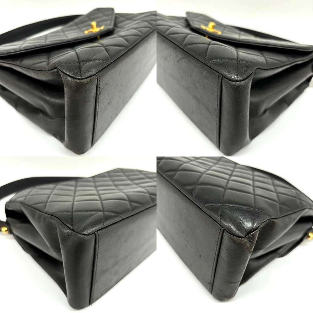 Chanel Matelasse Lambskin Top Handle Handbag in New Condition